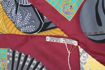 Lot 42 - Hermes 'Kimonos et Inros' Silk Scarf