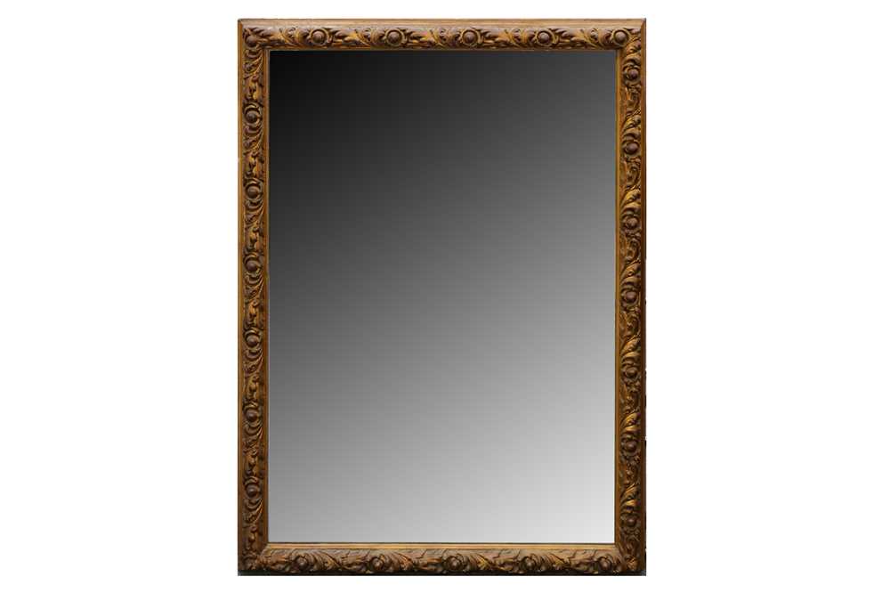 Lot 527 - A Victorian carved giltwood rectangular