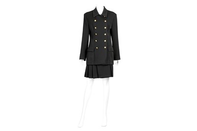 Lot 430 - Gucci Black Skirt Suit - Size 42