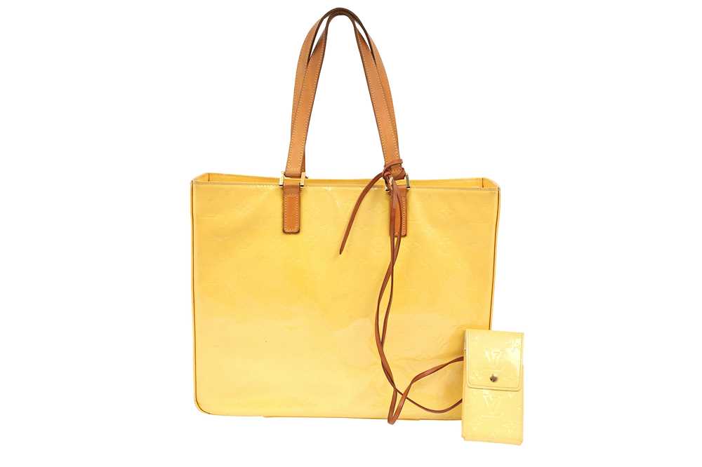 Louis Vuitton Monogram Vernis Walker - Yellow Crossbody Bags