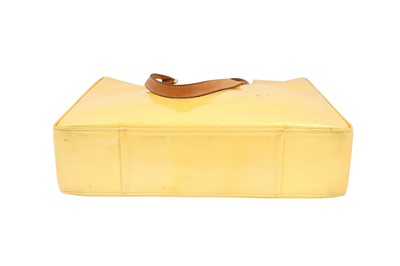 Lot 142 - Louis Vuitton Yellow Monogram Vernis Columbus Bag and Walker Pochette