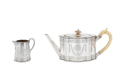 Lot 360 - A Victorian sterling silver part-tea service, London 1879 by Johnson, Walker & Tolhurst (James Johnson & John Charles Walker)