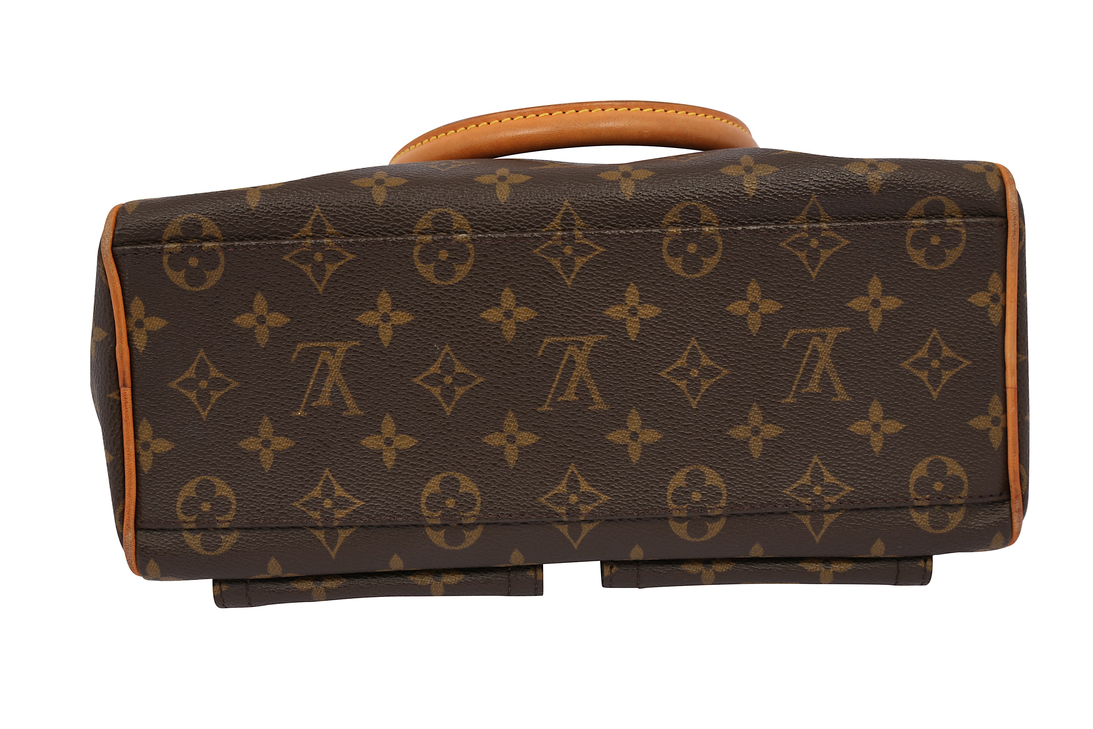 Sold at Auction: AUTHENTIC LOUIS VUITTON MANHATTAN PM HANDBAG MONOGRAM  CANVAS