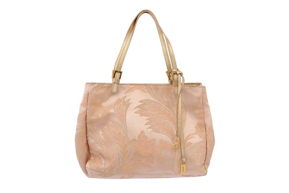 Lot 23 - Dolce & Gabbana Pink Metallic Brocade Bag