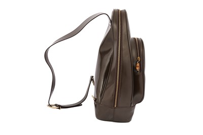 Lot 196 - Gucci Brown Bamboo Single Shoulder Backpack