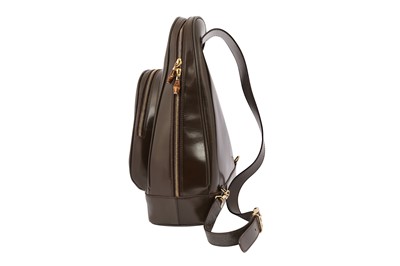 Lot 196 - Gucci Brown Bamboo Single Shoulder Backpack