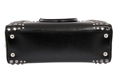 Lot 513 - Prada Two Tone Crystal Studded Pyramid Bag