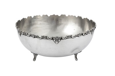 Lot 195 - A late 20th century Indian silver bowl, Bombay circa 1980