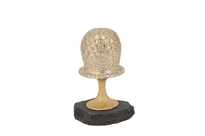 Lot 403 - An Elizabeth II sterling silver gilt novelty surprise mushroom, London 1985 by Christopher Nigel Lawrence