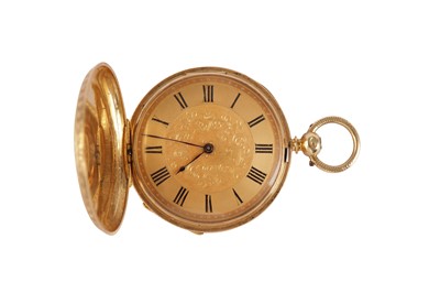 Lot 416 - FULL HUNTER POCKET WATCH.