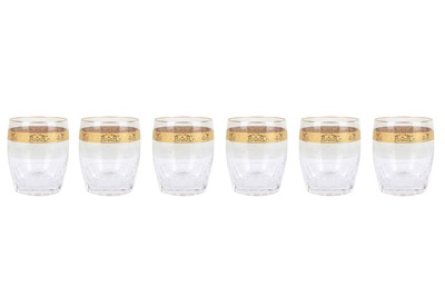 Lot 251 - A set of 1960s Moser Crystal  glasses or tumblers