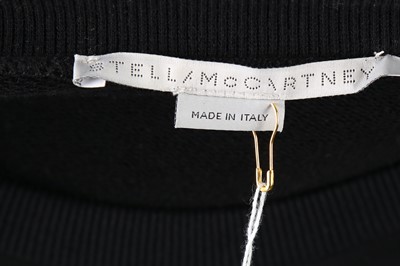 Lot 523 - Stella McCartney Black Star Fringed Sweatshirt - Size 40