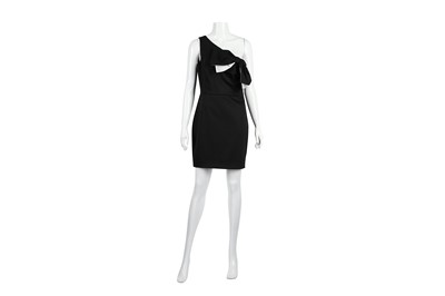 Lot 253 - Valentino Techno Couture Black Bow Dress - Size 44