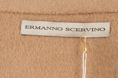 Lot 260 - Ermanno Scervino Camel Crystal Embellished Coat - Size 44