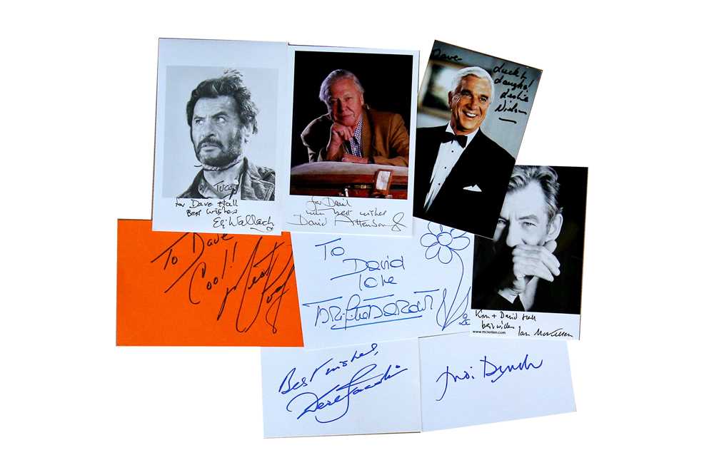 Lot 121 - Autograph Collection.- Actors & Entertainers