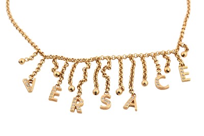 Lot 340 - Versace Letter Charm Necklace