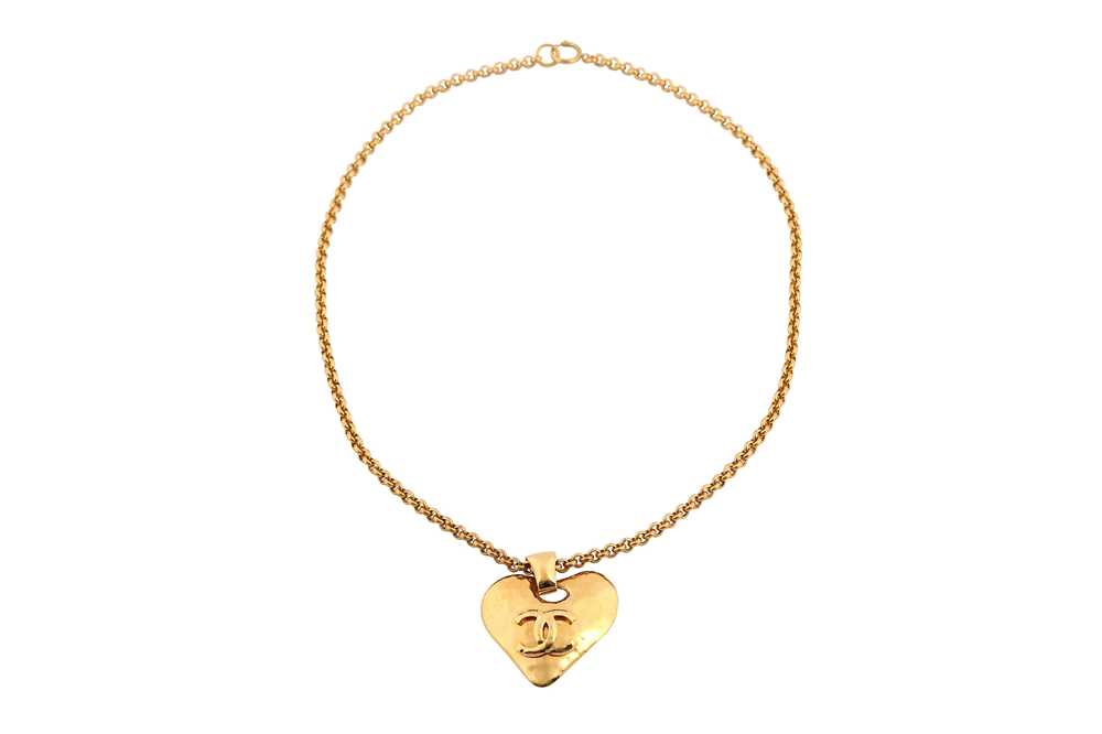 Chanel Vintage Heart Necklace