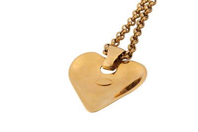 Lot 399 - Chanel Heart Logo Pendant Necklace