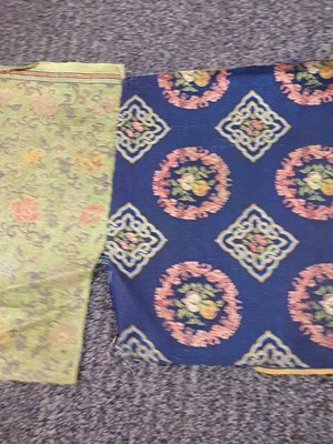 Lot 389 - FOUR LENGTHS OF CHINESE SILK BROCADE.
