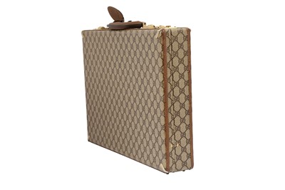 Lot 178 - Gucci Beige Web Monogram Briefcase