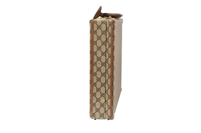 Lot 178 - Gucci Beige Web Monogram Briefcase