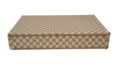 Lot 178 - Gucci Beige Web Monogram Briefcase