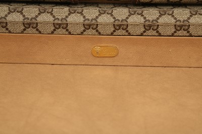 Lot 178 - Gucci Beige Web Monogram Briefcase
