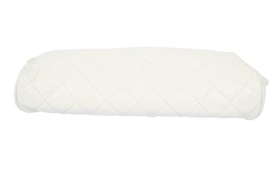 Lot 485 - Chanel White Quilted Clutch