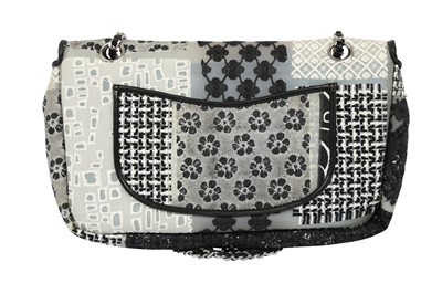 Lot 1294 - Chanel Limited Edition Silicone Patchwork Single Flap