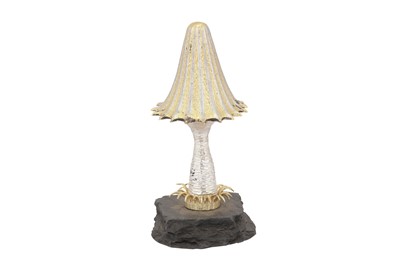 Lot 398 - An Elizabeth II sterling silver parcel gilt novelty surprise mushroom, London 1981 by Christopher Nigel Lawrence