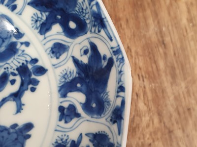 Lot 693 - FIVE CHINESE BLUE AND WHITE PIECES.