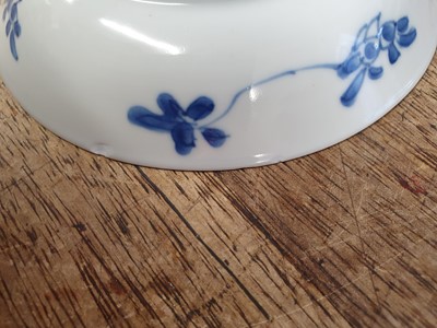 Lot 693 - FIVE CHINESE BLUE AND WHITE PIECES.