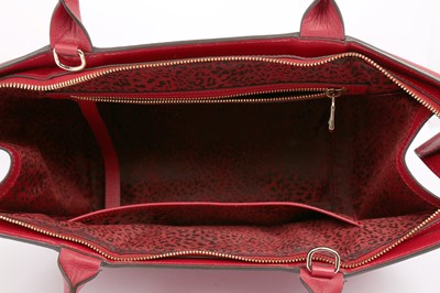 Lot 7 - Longchamp Red Trapeze Bag