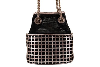 Lot 373 - Chanel Limited Edition Mesh Shoulder Bag