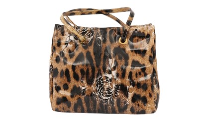 Lot 199 - Roberto Cavalli Leopard Print Tote