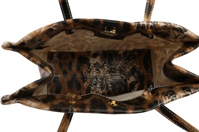 Lot 199 - Roberto Cavalli Leopard Print Tote