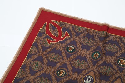 Lot 46 - Must De Cartier Signature Print Wool Scarf
