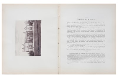 Lot 229 - Thomas Annan (1829 - 1887) 'The Old Country Houses of the Old Glasgow Gentry'