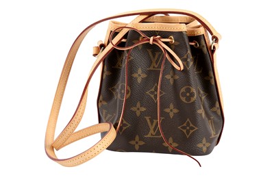 Lot - Louis Vuitton Mini Noe Bucket Bag, in brown monogram coated