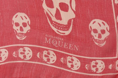 Lot 19 - Alexander McQueen Silk Skull Print Scarves