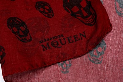 Lot 19 - Alexander McQueen Silk Skull Print Scarves