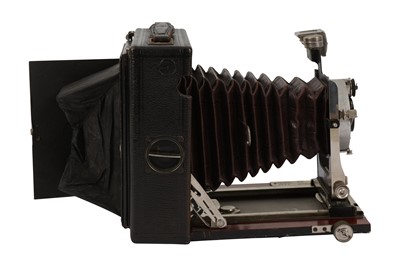 Lot 725 - A Unmarked Rotating Back Folding Plate Camera