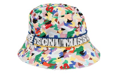 Lot 126 - Missoni Mare Multicolour Itarsia Trim Bucket Hat - Size L