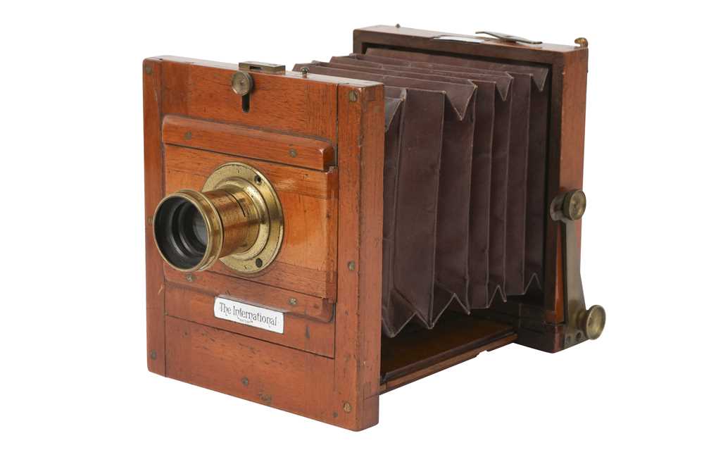 Lot 41 - A J. Lancaster & Son 1/4 plate 'The International' Tailboard Camera