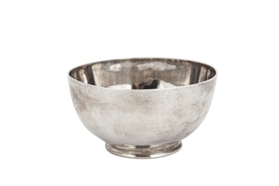 Lot 467 - A Queen Anne / George I silver sugar bowl base, London circa 1715, marks obliterated