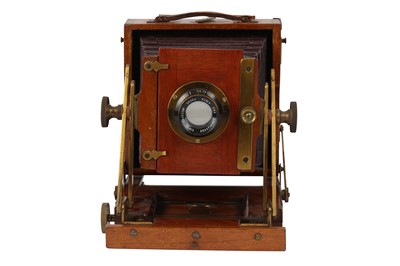 Lot 10 - An Early Sanderson Regular Quarter Plate Camera