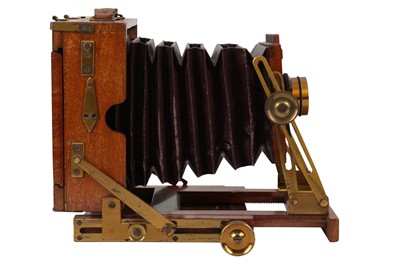 Lot 10 - An Early Sanderson Regular Quarter Plate Camera