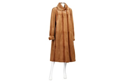 Lot 286 - Saga Royal Golden Brown Sheared Mink Coat