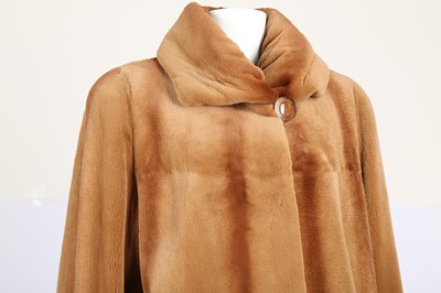 Lot 286 - Saga Royal Golden Brown Sheared Mink Coat