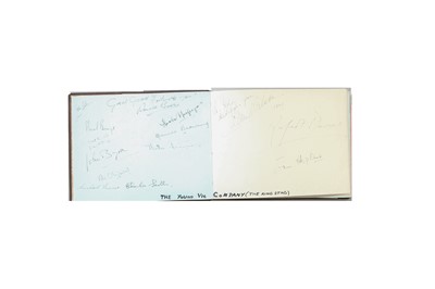 Lot 118 - Autograph Album.- Theatre